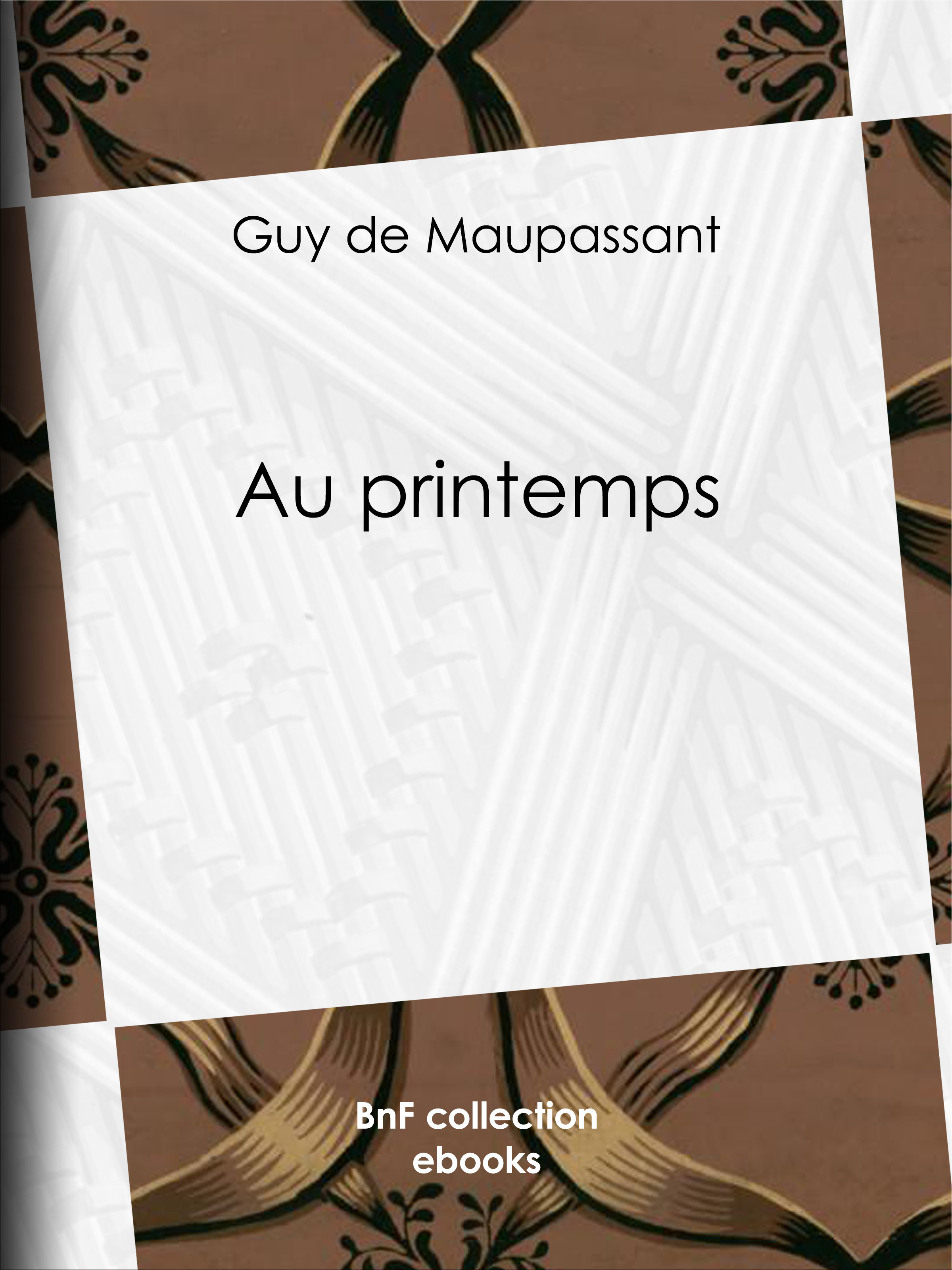 ebook cover of Au printemps, by Guy de Maupassant