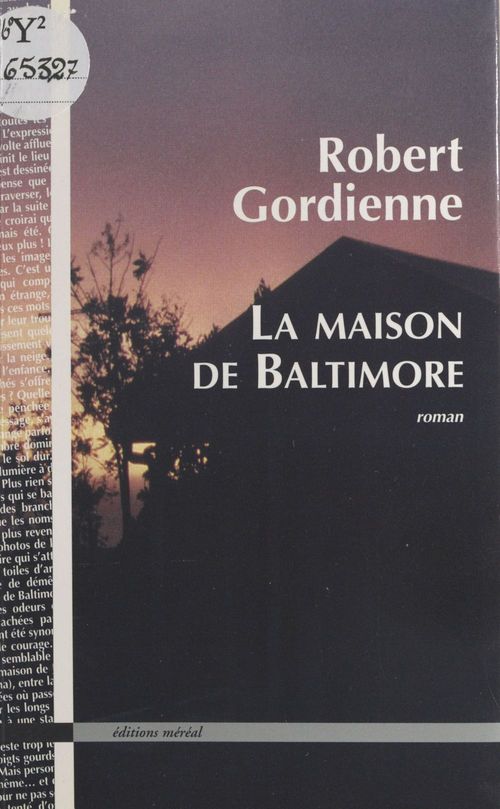 Couverture ebook de La maison de Baltimore, de Gordienne