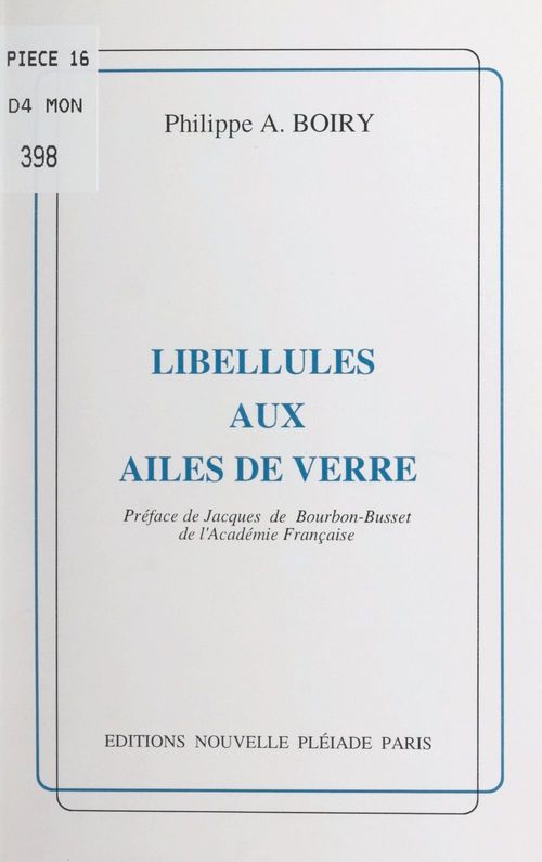 ebook cover of Libellules aux ailes de verre, by Philippe A. Boiry