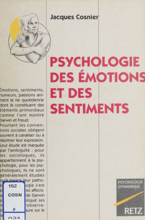 ebook cover of Psychologie des émotions et des sentiments, by Jacques Cosnier