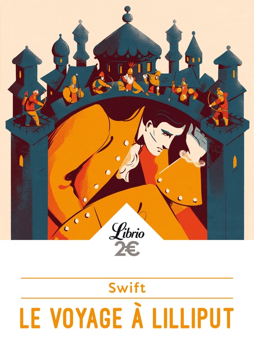 Couverture ebook de Le voyage à Lilliput, de Jonathan Swift