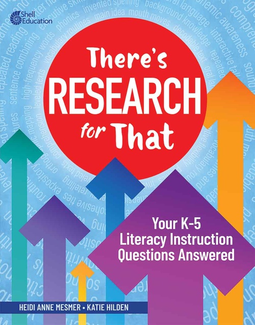Couverture ebook de There's Research for That, de Heidi Anne Mesmer, Katie Hilden-Clouse
