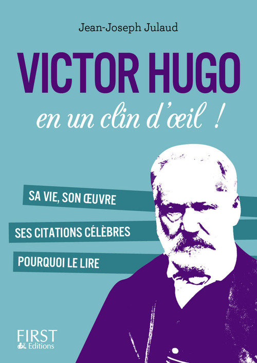Couverture ebook de Petit livre de - Victor Hugo en un clin d'oeil !, de Jean-Joseph Julaud