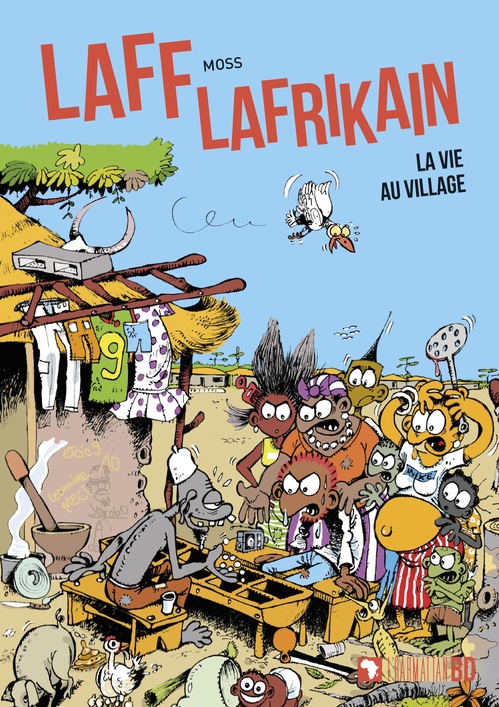 ebook cover of Laff Lafrikain. La vie au village, by Moss
