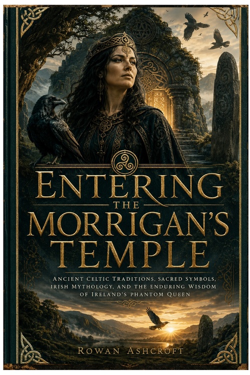 Couverture ebook de ENTERING THE MORRIGAN'S TEMPLE, de Rowan Ashcroft