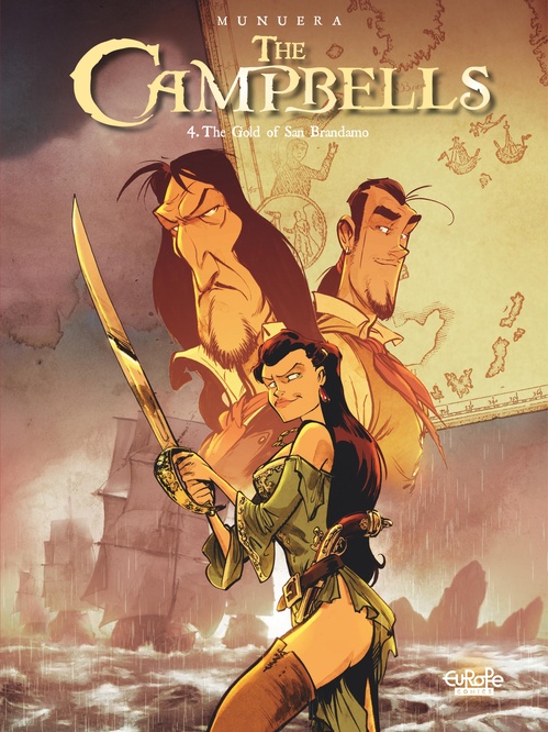 ebook cover of The Campbells - Volume 4 - The Gold of San Brandamo, by José-Luis Munuera