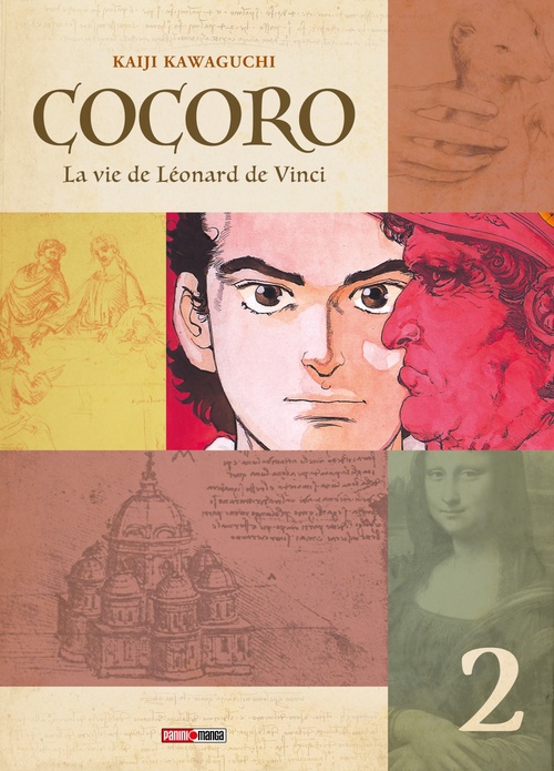 Couverture ebook de Cocoro - La vie de Léonard de Vinci T02, de Kaiji Kawaguchi