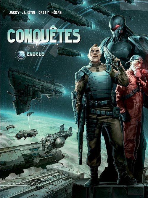 Couverture ebook de Conquêtes T05 - Enorus, de Jean-Luc Istin