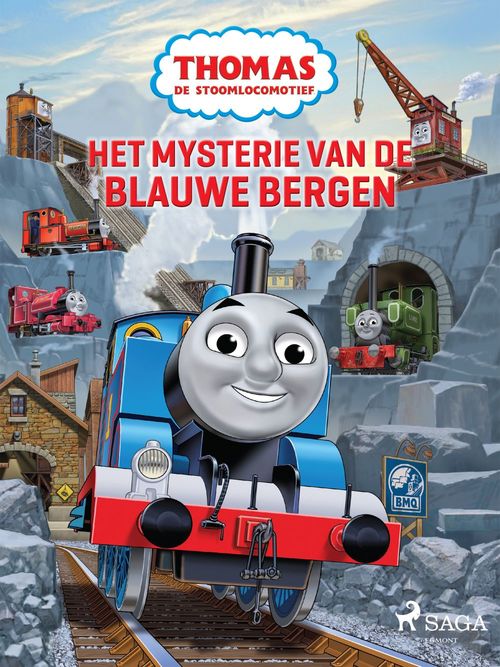 Couverture ebook de Thomas de Stoomlocomotief - Het mysterie van de Blauwe Bergen, de Mattel