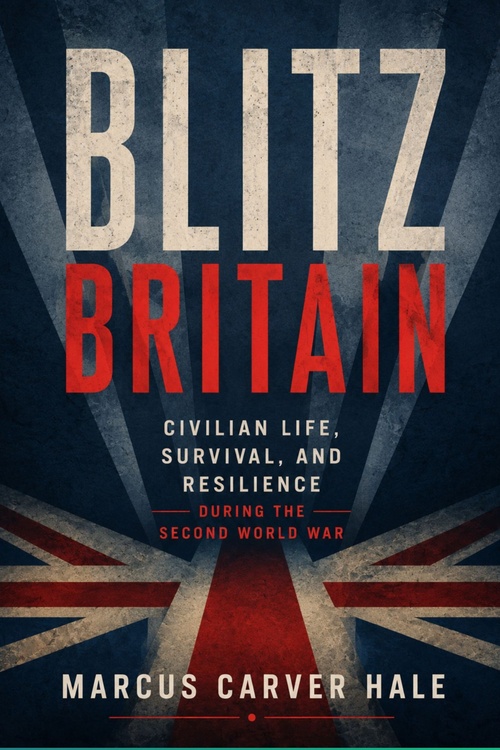 Couverture ebook de Blitz Britain, de Marcus Carver Hale