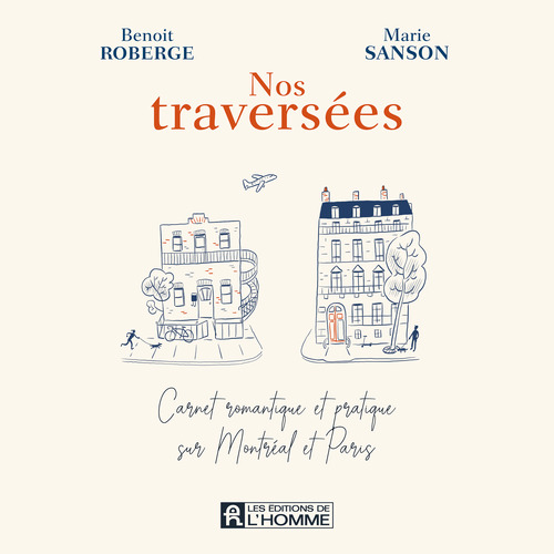 Couverture audiobook de Nos traversées, de Benoit Roberge, Marie Sanson