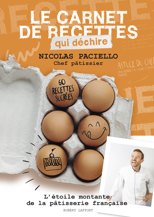 Couverture ebook de Le Carnet de recettes qui déchire, de Nicolas Paciello