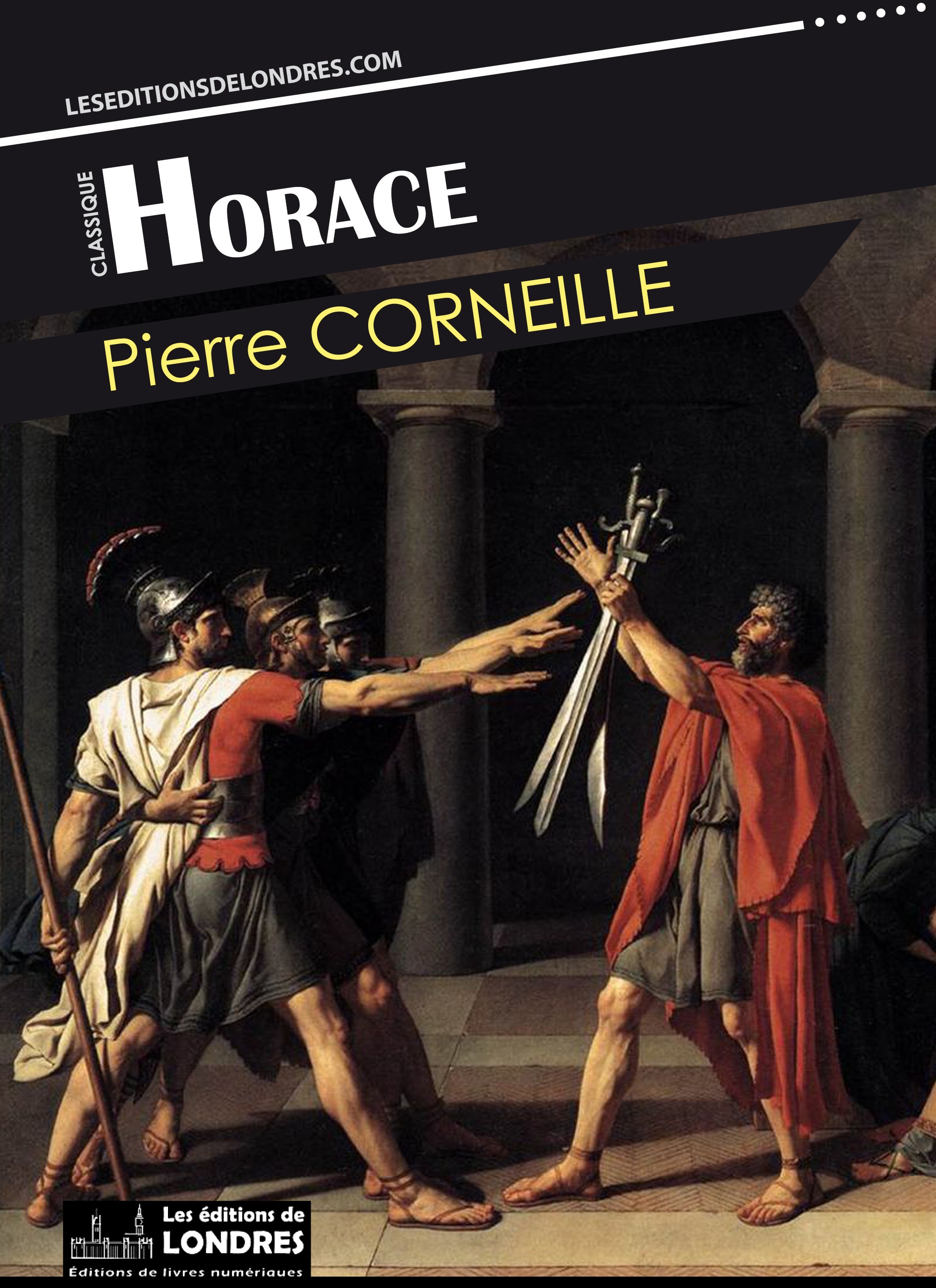 ebook cover of Horace, by Pierre Corneille