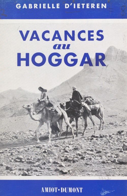 Couverture ebook de Vacances au Hoggar, de Gabrielle D'Ieteren