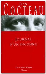 Couverture ebook de Journal d'un inconnu, de Jean Cocteau
