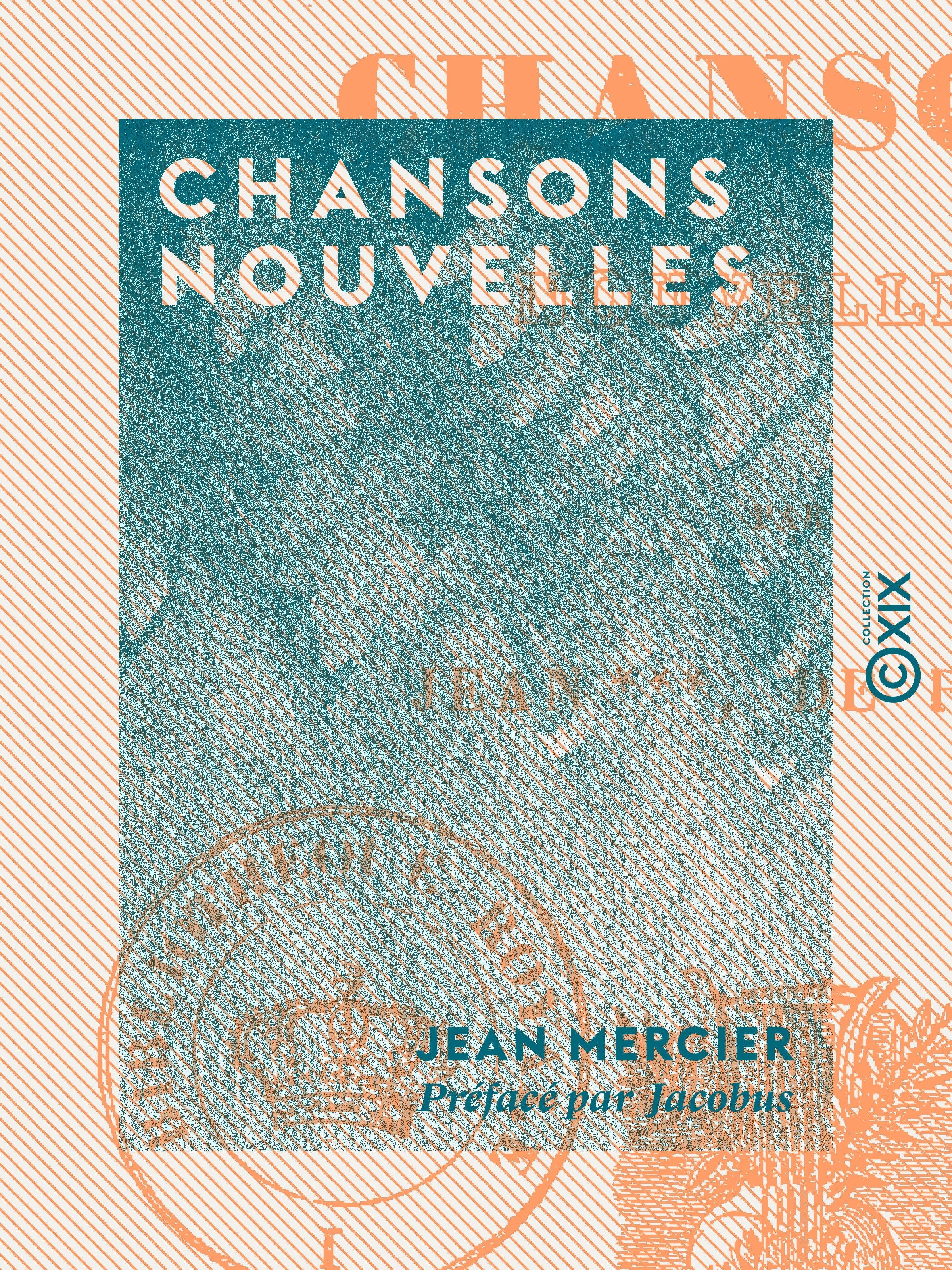 ebook cover of Chansons nouvelles, by Jean Mercier