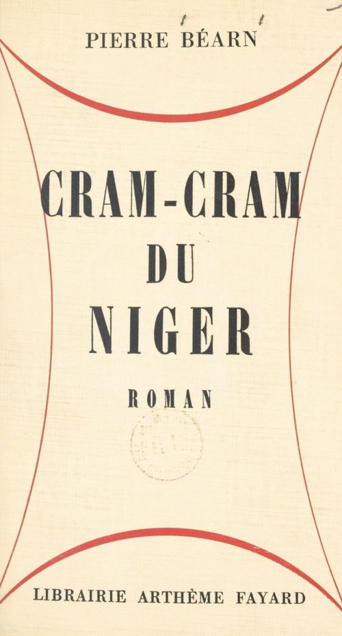ebook cover of Cram-cram du Niger, by Pierre Bearn