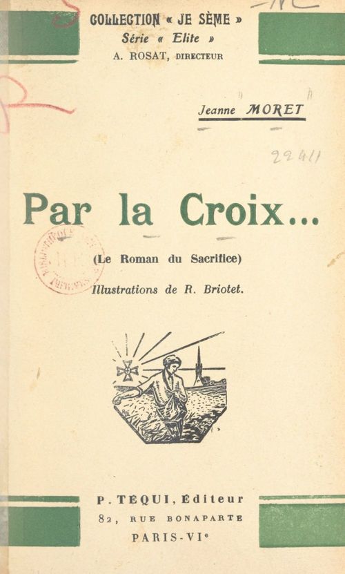 ebook cover of Par la Croix..., by Jeanne Moret