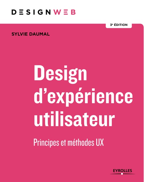 Couverture ebook de Design d'expérience utilisateur, de Sylvie Daumal