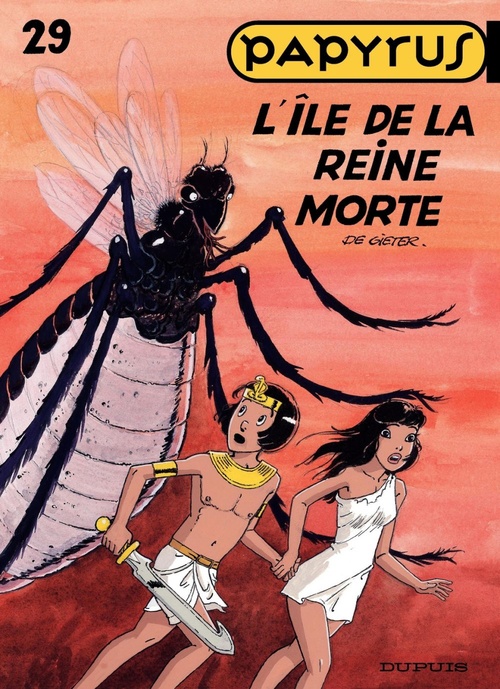 Couverture ebook de Papyrus - Tome 29 - L'Ile de la Reine Morte, de Lucien De gieter