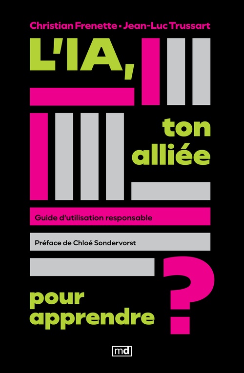 Couverture ebook de L'IA, ton alliée pour apprendre ?, de Frenette Christian
