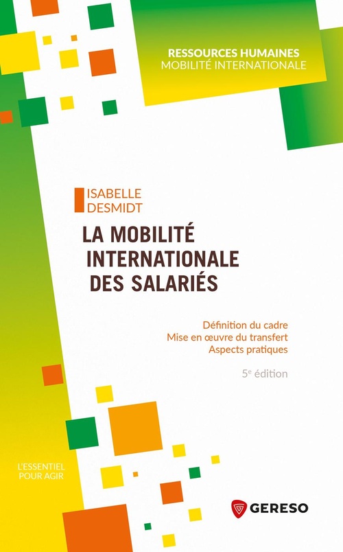 Couverture ebook de La mobilité internationale des salariés, de Isabelle Desmidt