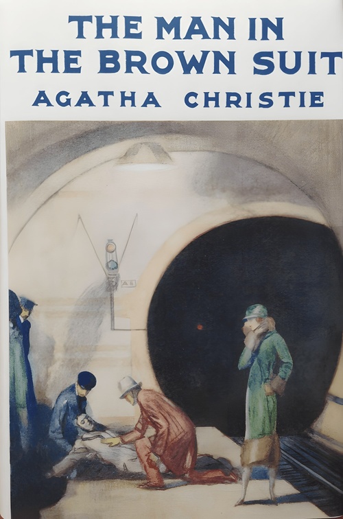 ebook cover of The Man in the Brown Suit, by Agatha Christie