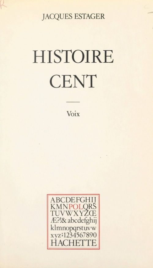 ebook cover of Histoire cent : voix, by Jacques Estager