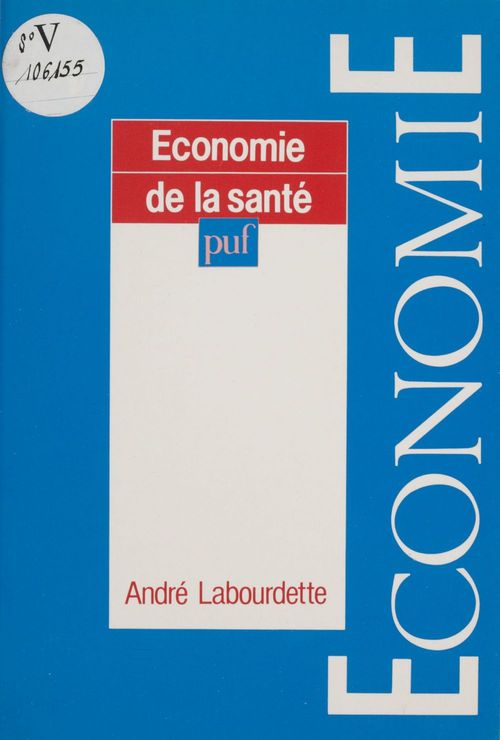Couverture ebook de Économie de la santé, de André Labourdette