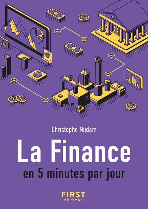 ebook cover of Le Petit livre de la finance en 5 minutes par jour, by Christophe Nijdam