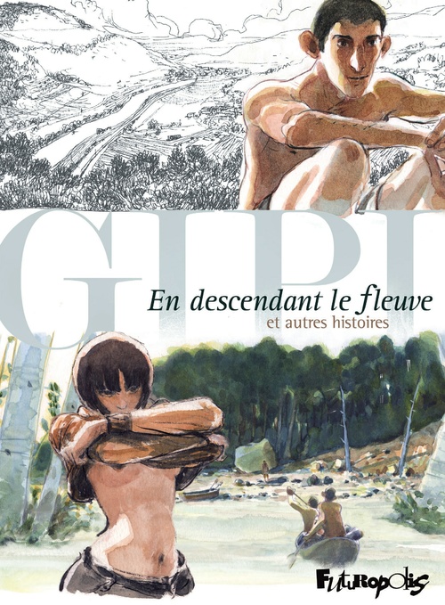 ebook cover of En descendant le fleuve et autres histoires, by Gipi, Helene Remaud