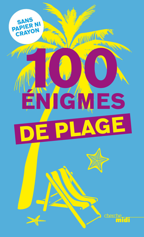 ebook cover of 100 énigmes de plage, by Pierre Dhombres-kassab