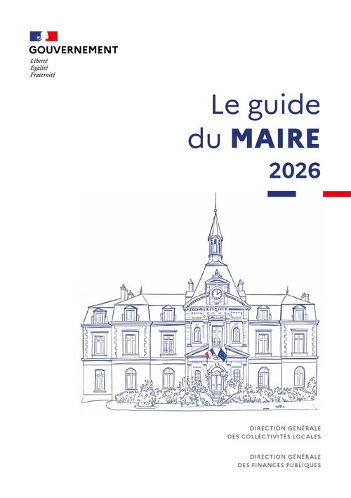 Couverture ebook de Guide du maire, de Collectif
