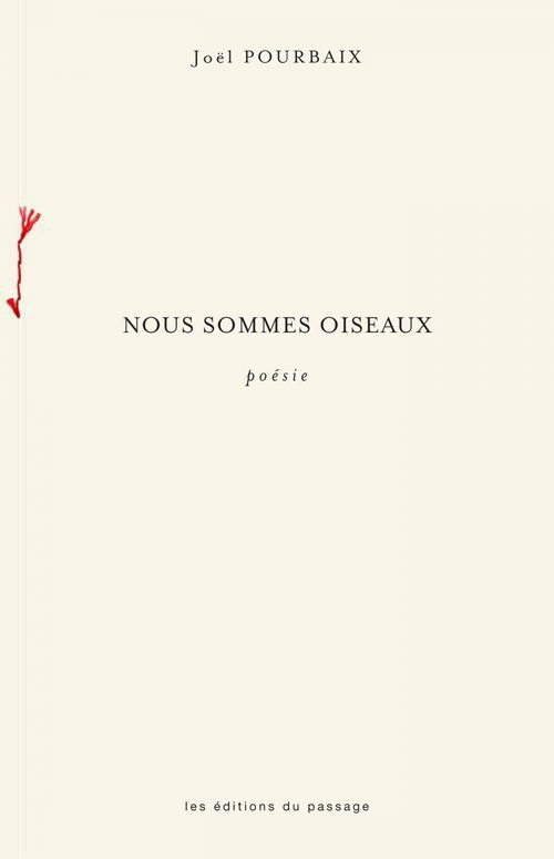 ebook cover of Nous sommes oiseaux, by Joël Pourbaix