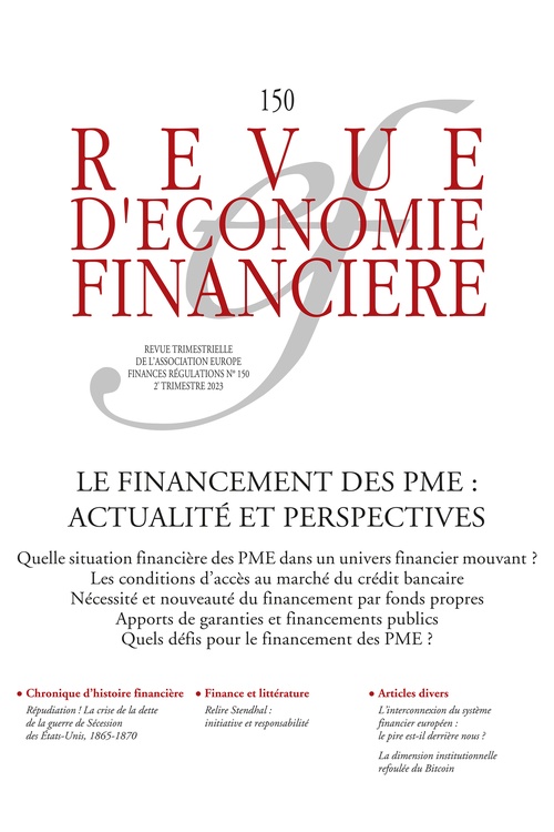 Couverture ebook de Le financement des PME : actualité et perspectives, de