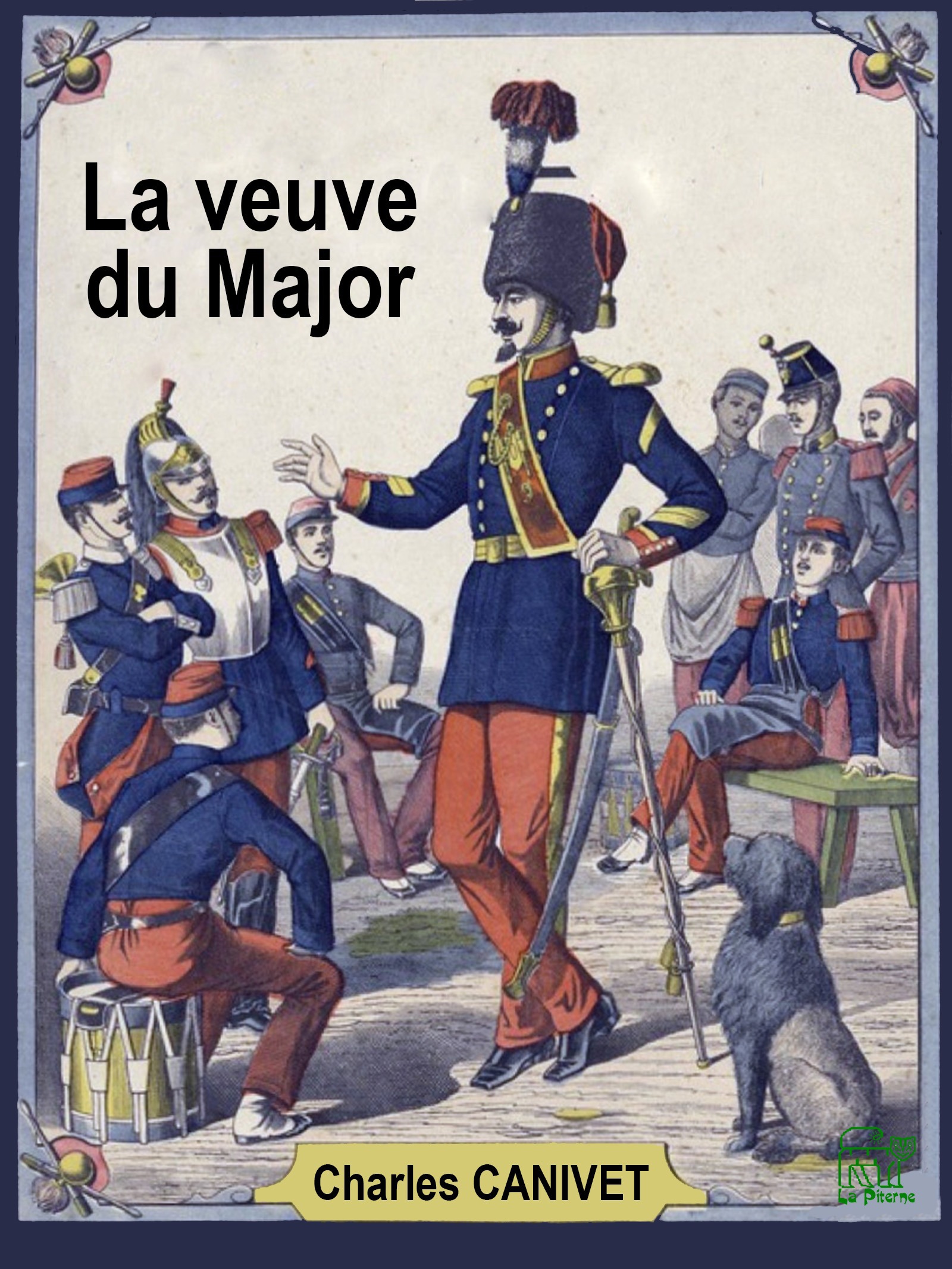 ebook cover of La veuve du major, by Charles Canivet