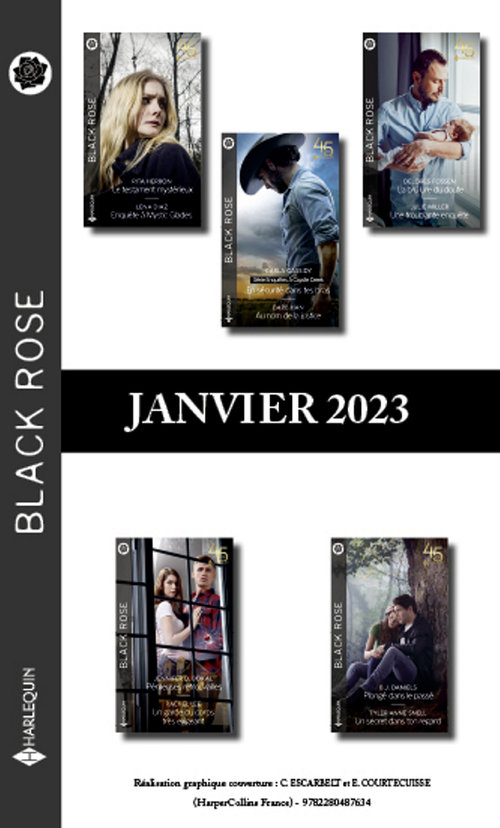 Couverture ebook de Pack mensuel Black Rose - 10 romans (Janvier 2023), de Collectif