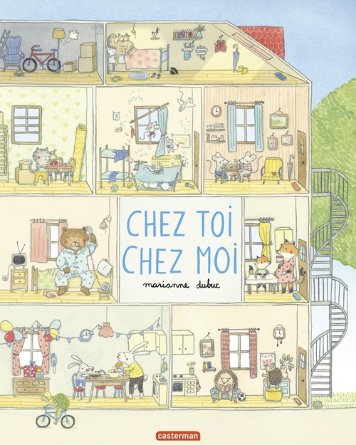 Couverture ebook de Chez toi, chez moi, de Marianne Dubuc