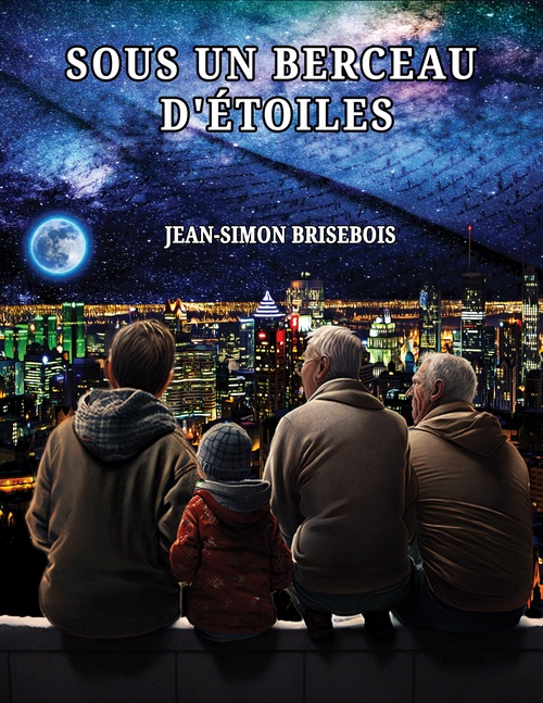 ebook cover of Sous un berceau d'étoiles, by Jean-Simon Brisebois