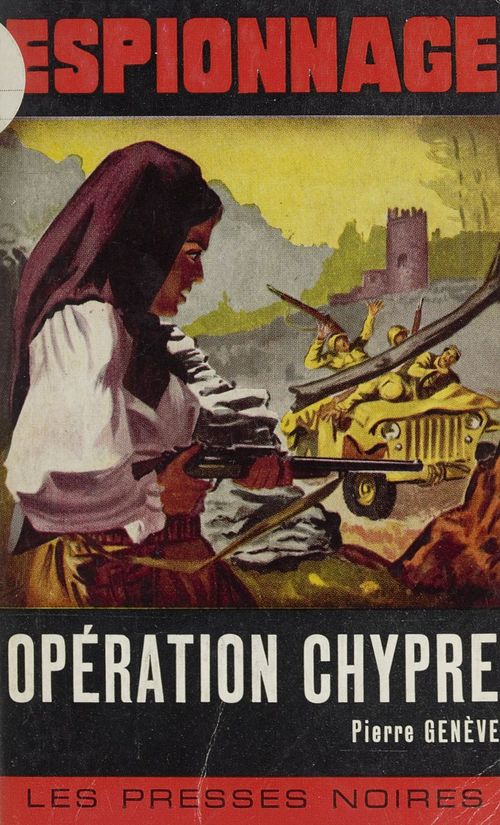Couverture ebook de Opération Chypre, de Pierre Geneve