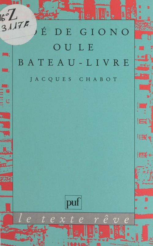 ebook cover of «Noé» de Giono ou Le bateau-livre, by Jacques Chabot