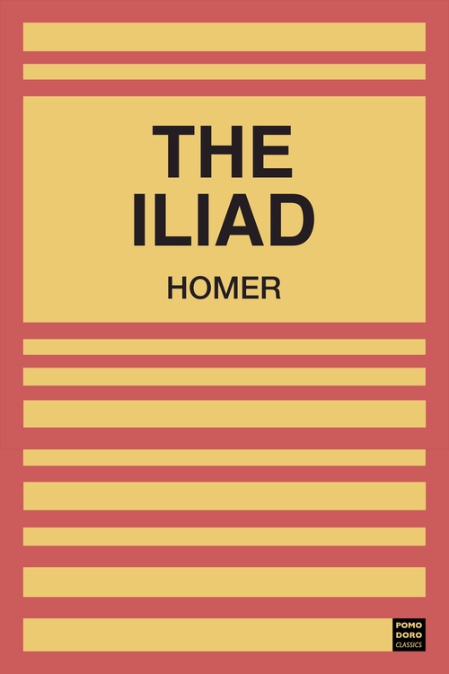 ebook cover of The Iliad, by Homer