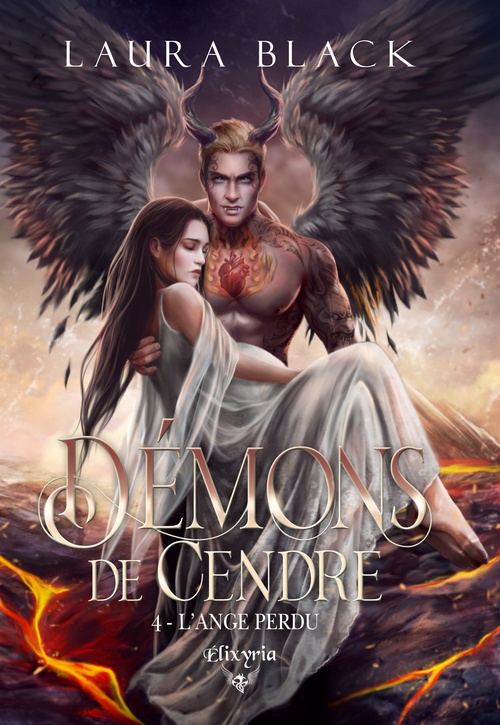 Couverture ebook de Démons de cendre - 4 - L'ange perdu, de Laura Black