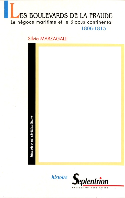 ebook cover of Les boulevards de la fraude, by Silvia Marzagalli