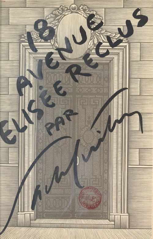 ebook cover of 18, avenue Élisée Reclus, by Sacha Guitry