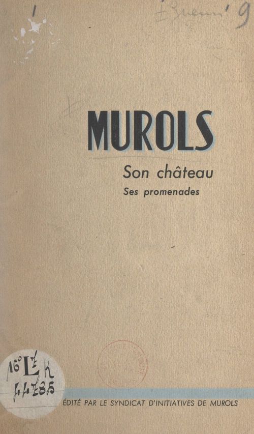 Couverture ebook de Murols, de Edmond Guerin