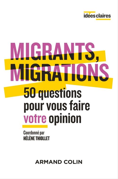 Couverture ebook de Migrants, migrations, de Hélène Thiollet