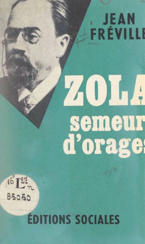 Couverture ebook de Zola, semeur d'orages, de Jean Freville