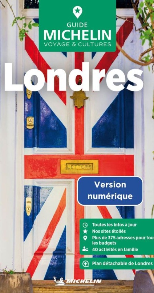 Couverture ebook de Guide Vert Londres, de Collectif Michelin
