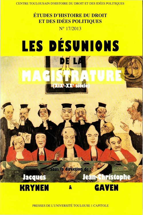 ebook cover of Les désunions de la magistrature, by